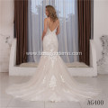 Style Design Floor Length Custom Made Formal Bridal Gowns Design Crystal bling mermaid wedding dress